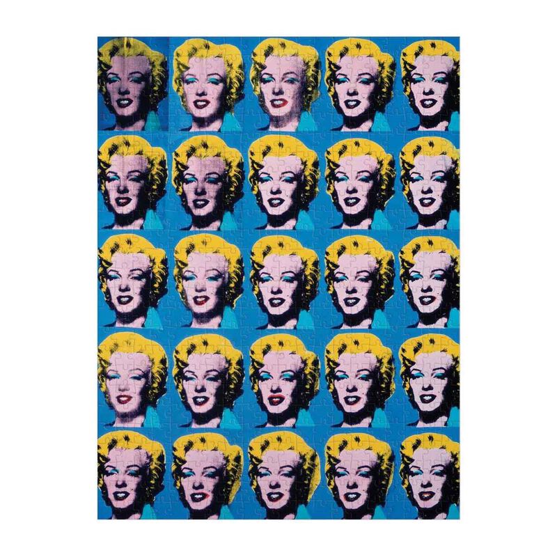 Galison Andy Warhol Marilyn Double-Sided 500 Piece Puzzle image number 2