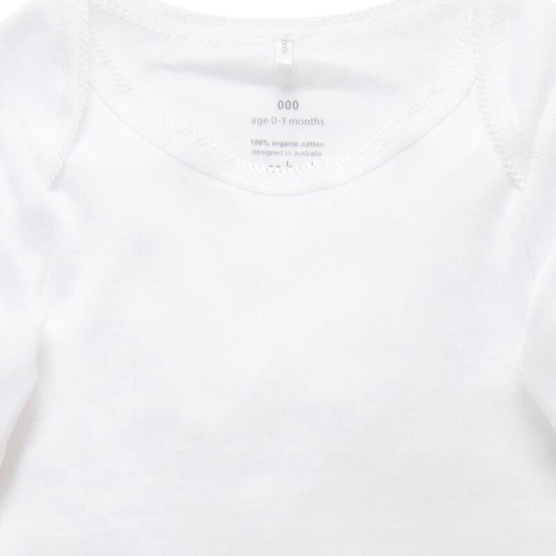 Purebaby Easy Neck L/S Bodysuit 2 Pack image number 2