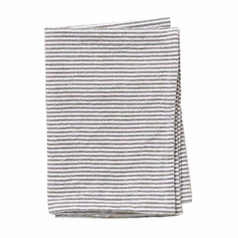 Città Stripe Washed Cotton Tea Towel Olive  50X70Cm image number 0