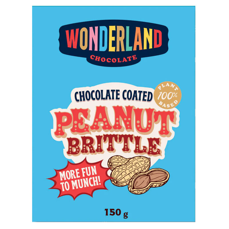 Wonderland Chocolate Coated Peanut Brittle 150g image number 0