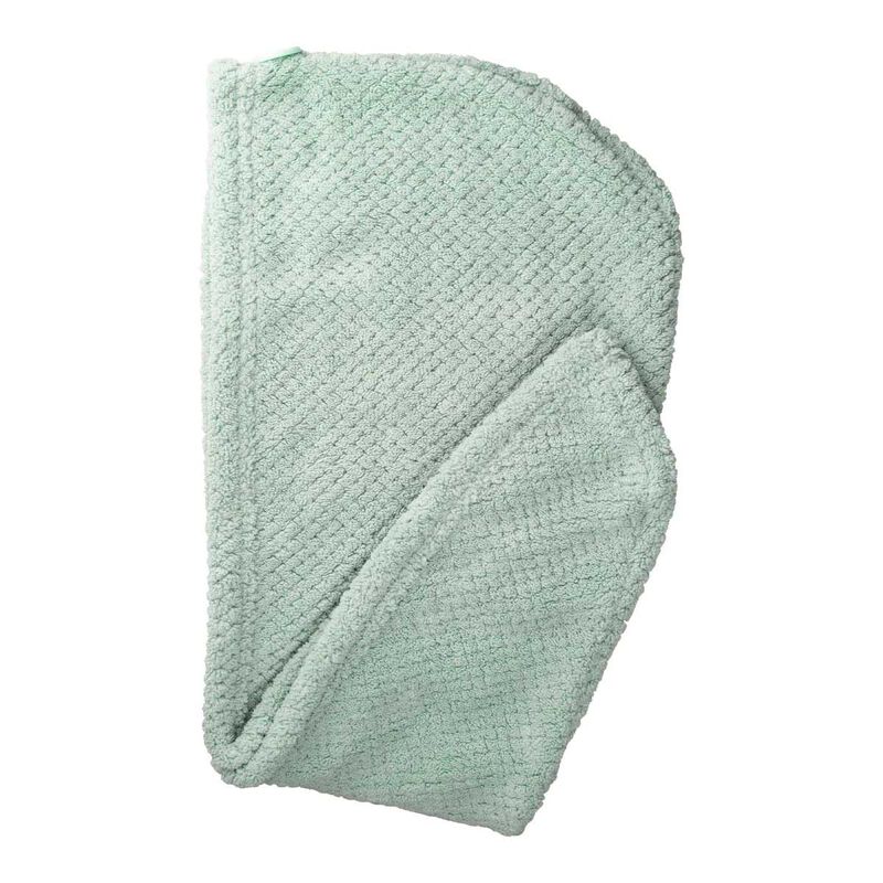 Simply Essential Quick Dry Hair Turban Moss image number 1