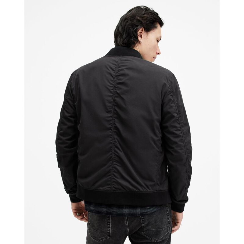 AllSaints Bassett Ramskull Bomber Jacket image number 1