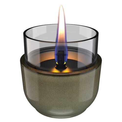 Tenderflame Violet 8 Candle Reactive Glaze Green