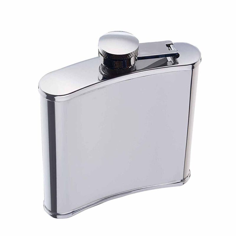 Barcraft Hip Flask 170ml Stainless Steel image number 0