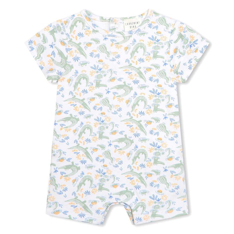 Carrement Beau Overall Shorts & Hat Set 1 - 12M image number 2