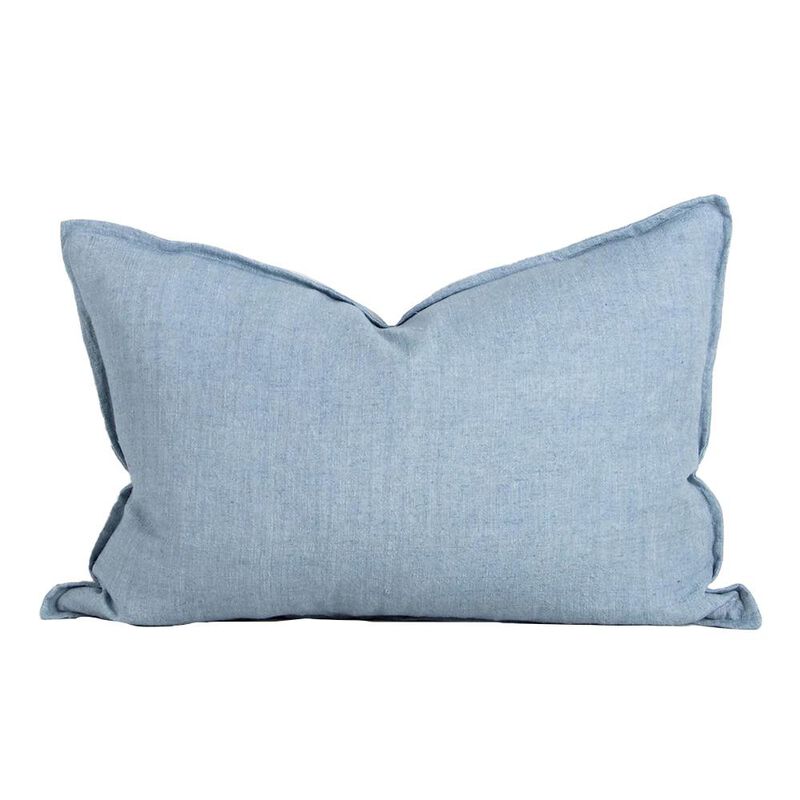 Baya Arcadia Feather Cushion Chambray 40x60cm image number 0