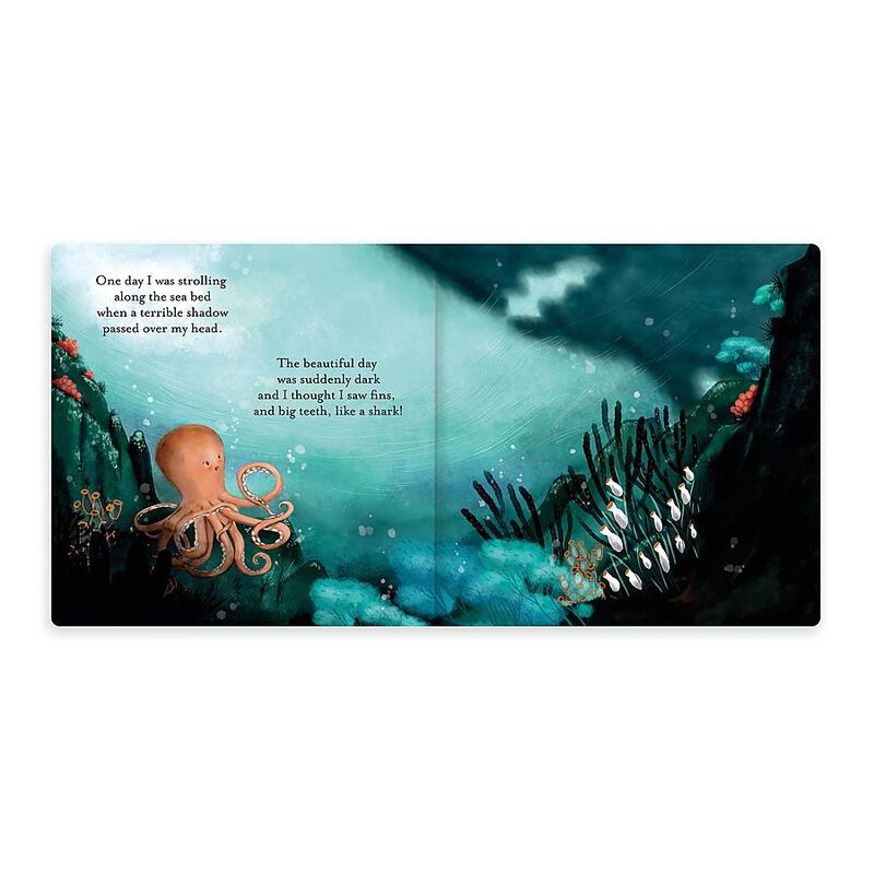 Jellycat The Fearless Octopus Book (Odell Octopus) image number 2