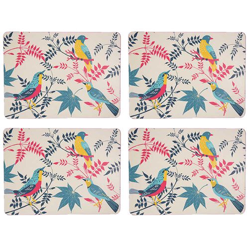 Rhs By Dexam Birds Set Of 4 Placemats