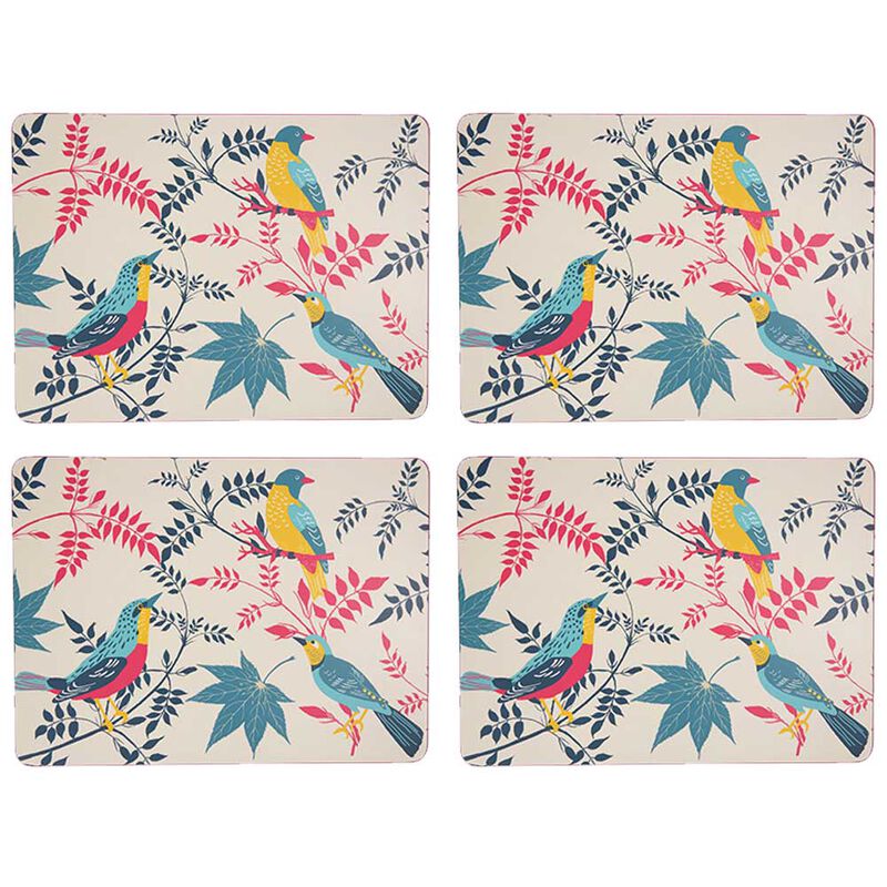 Rhs By Dexam Birds Set Of 4 Placemats image number 0
