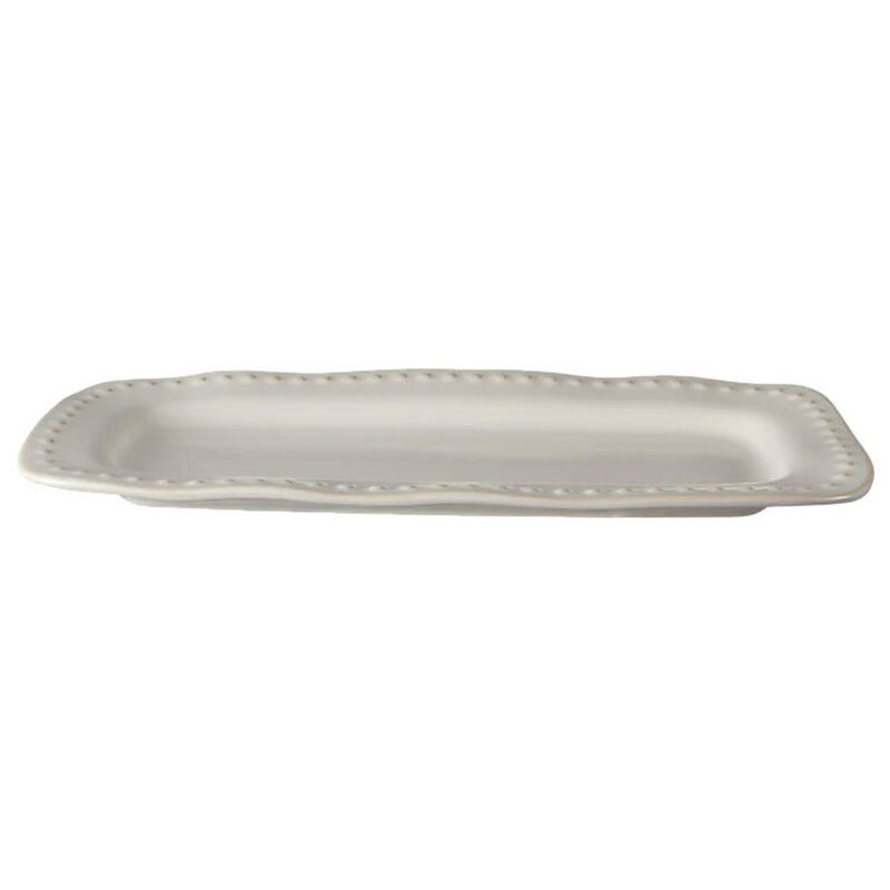 Casa Domani Punto Rectangular Rim Platter 33x16cm image number 1