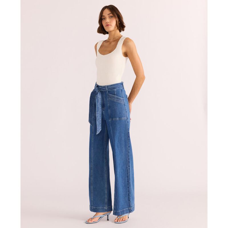 MINKPINK Ellis Denim Panel Jean image number 1