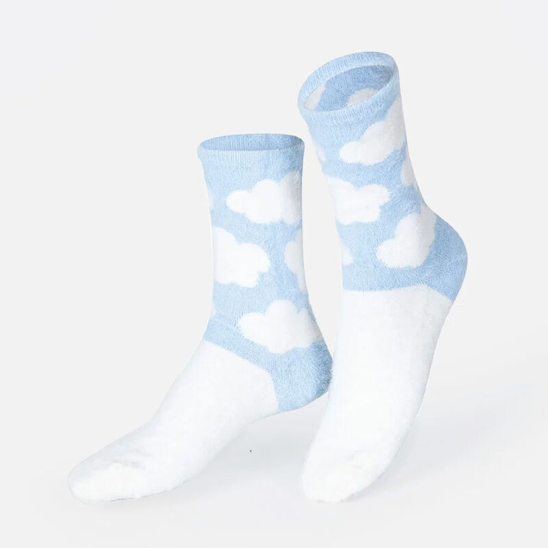 Eat My Socks Fluffy Cloud Socks image number 2