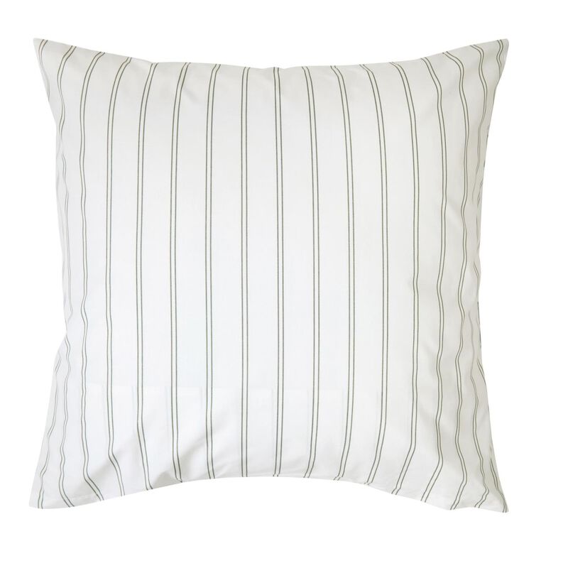Wallace Cotton Evergreen European Pillowcase image number 1