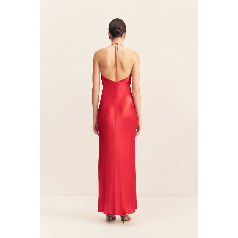 Shona Joy Tatum Asymmetrical Draped Maxi Dress image number 1