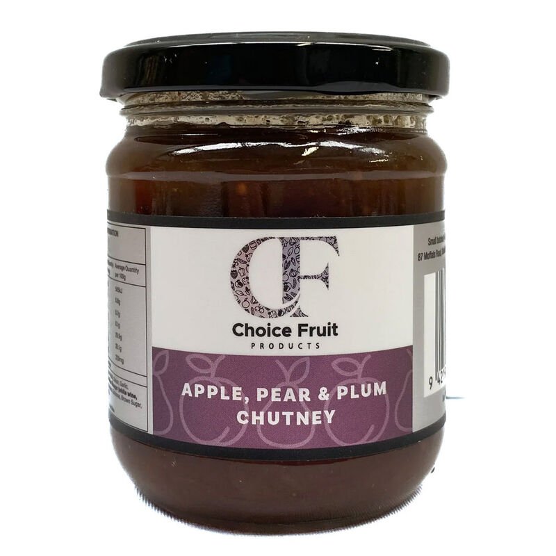 Choice Fruit Products Apple Pear & Plum Chutney 200g image number 0