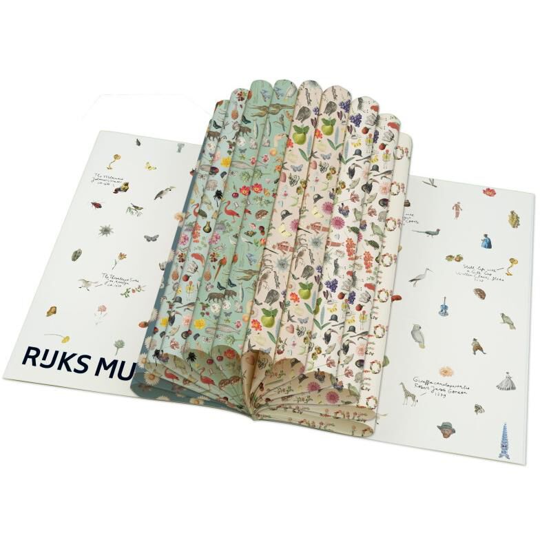 Bekking & Blitz Art Collage Joelle Wehkamp Rijksmuseum Gift Wrap Book image number 1
