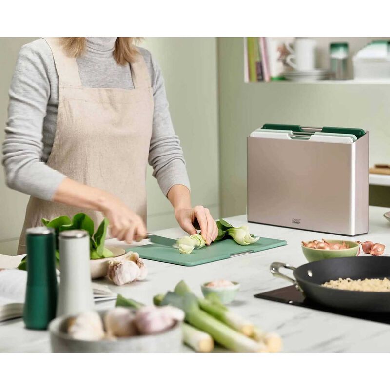 Joseph Joseph Folio™ 4-Piece Chopping Board Set - Sage image number 3