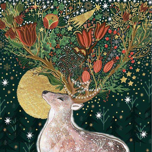 Museums & Galleries King of The Forest Christmas Card 5 Pack