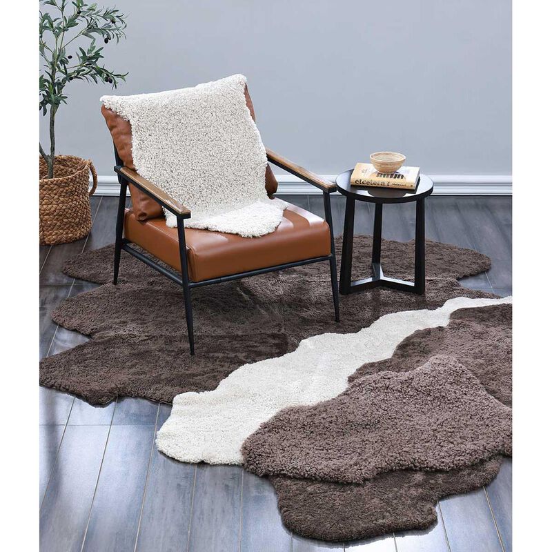 MM Linen New Zealand Short Wool Sheepskin Rug image number 1