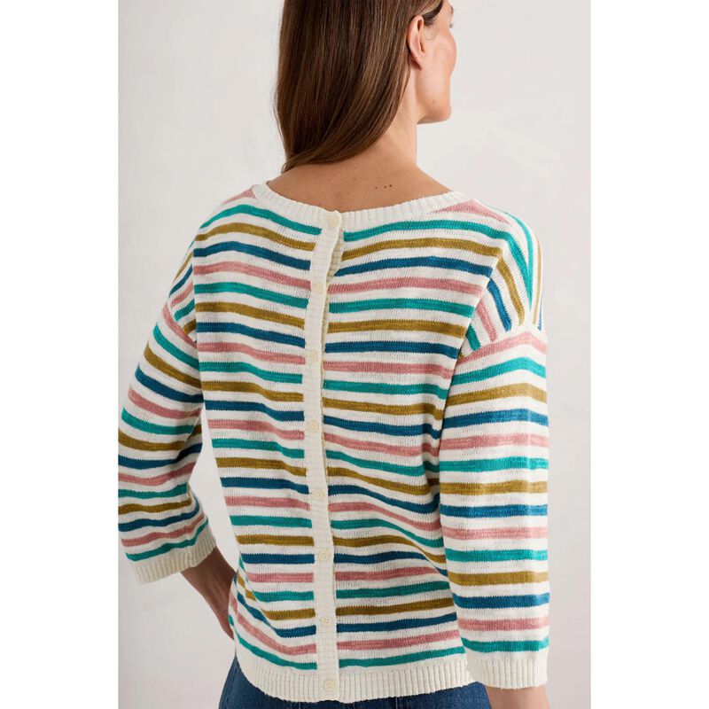 Seasalt Cornwall Knavock Jumper Mini Cornish Helford Multi image number 1
