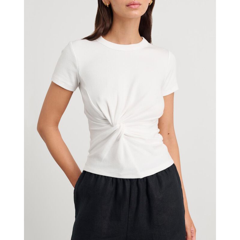 JAG Callie Twist Rib Tee image number 6