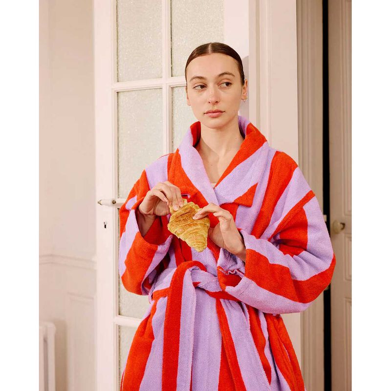 HOMMEY. Stripe Robe image number 3