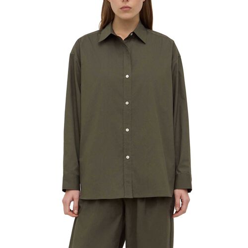 Assembly Label Marigold Poplin Long Sleeve Shirt Moss