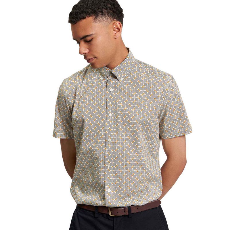 Ben Sherman Retro Geo Print Shirt image number 0