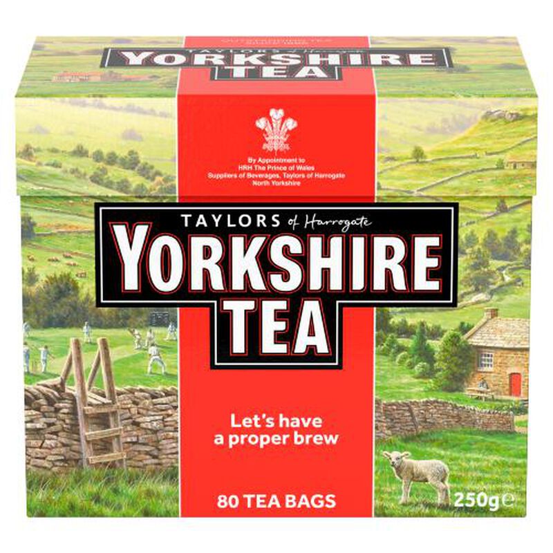 Taylors Of Harrogate Yorkshire Teabags 80's 250g image number 0