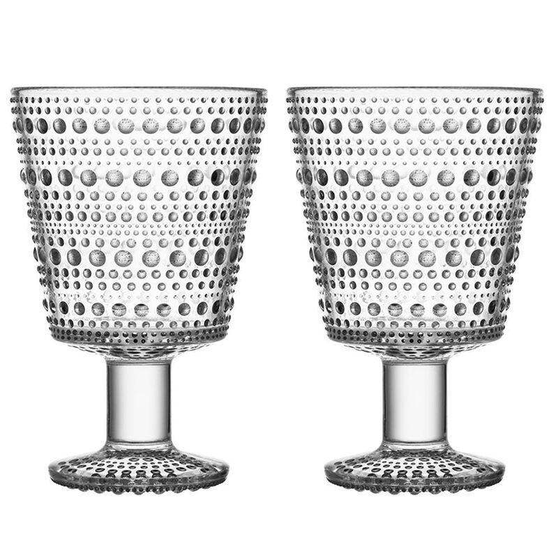 iittala Kastehelmi Universal Glass 260ml Pair Clear image number 0