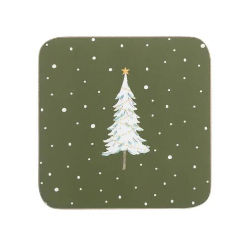 Sophie Allport Festive Forest Coasters Set Of 4
