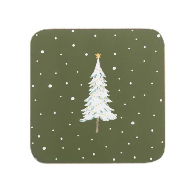Sophie Allport Festive Forest Coasters Set Of 4 image number 0