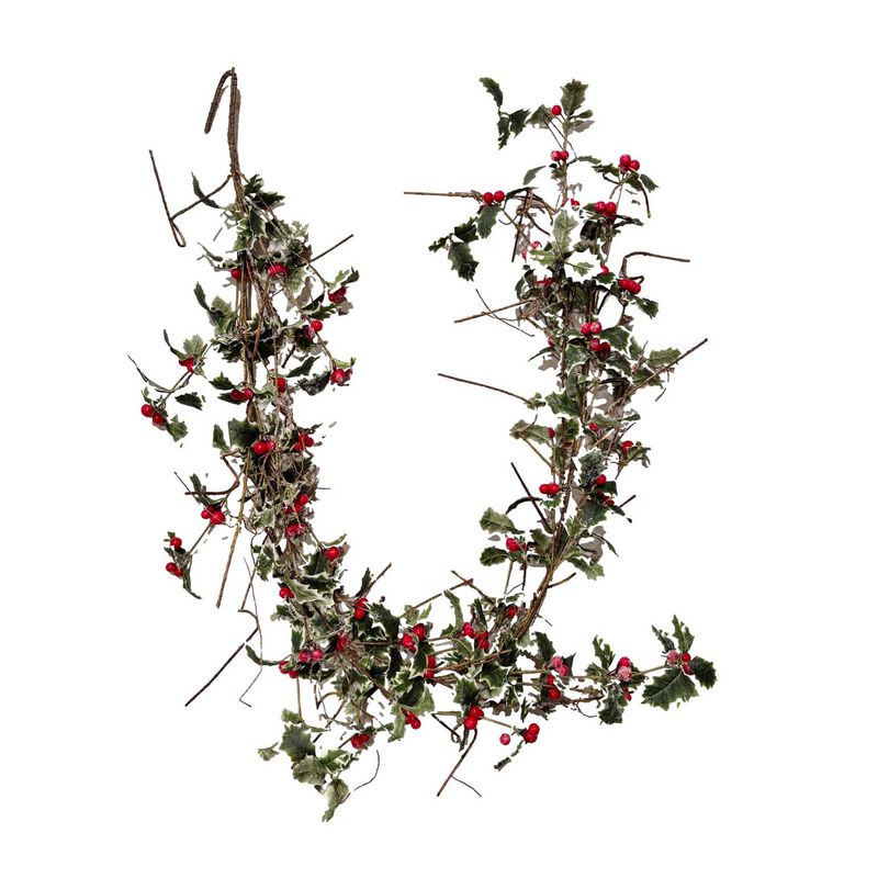 Garland With Berry & Holly Leaves 150cm image number 0