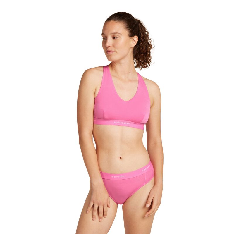Icebreaker W Merino Blend 125 Cool-Lite Sprite Racerback Bra image number 10