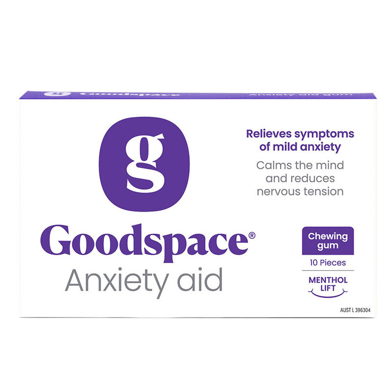 Goodspace Anxiety Aid Chewing Gum 10pc image number 0