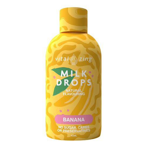 Vital Zing Milk Drops Banana 40ml