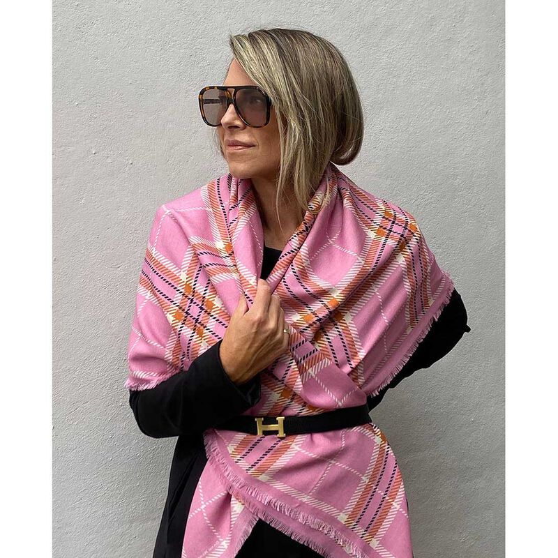 Dark Hampton The&nbsp;McRae&nbsp;Wool Silk Scarf image number 2