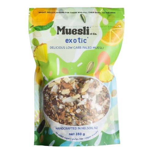 Muesli & Co. Exotic Low Carb Paleo Muesli 350g