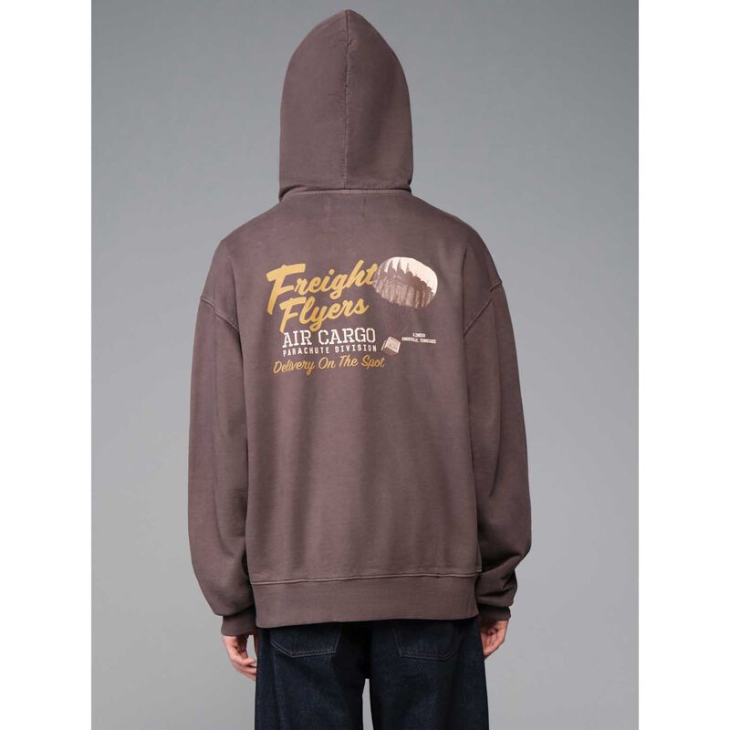 Alpha Industries Essential Hoodie Relaxed Fit Sweatshirt (Freight) image number 1