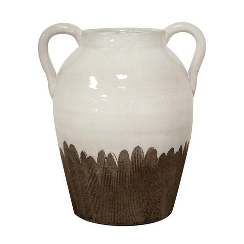 French Country Blanc Urn Small