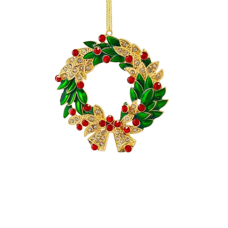 Gold And Jewel Wreath Hanging image number 0