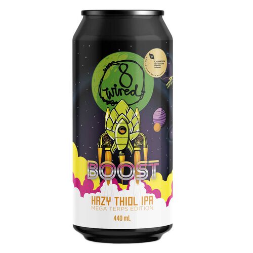 8 Wired Boost Hazy Thiol IPA Mega Terps Edition 5.5% 440ml