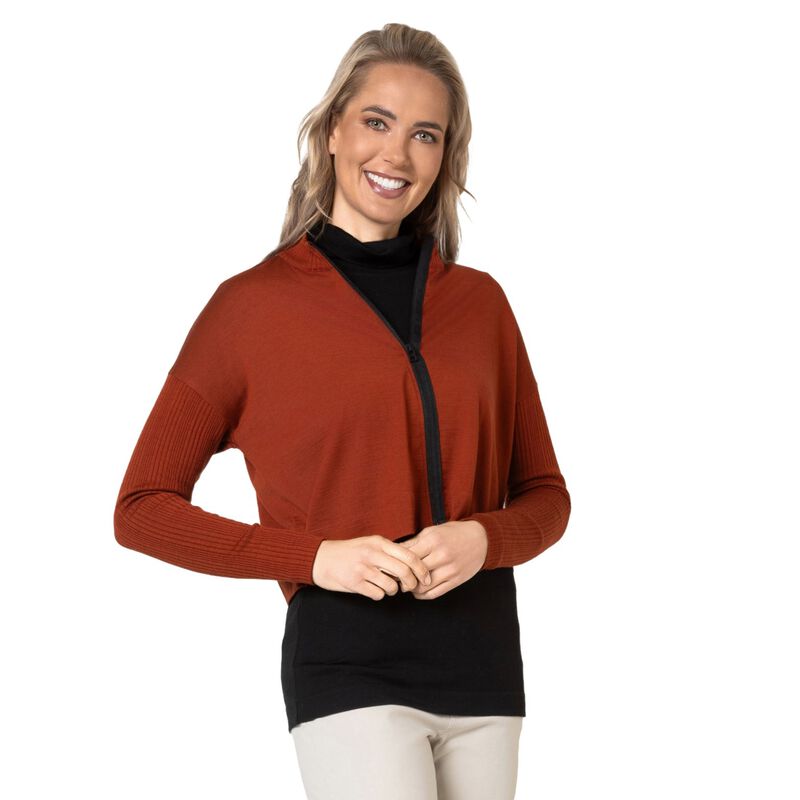B Merino Zip Cardi image number 12