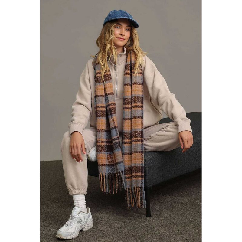 Morgan & Taylor Tina Woven Check Scarf image number 3