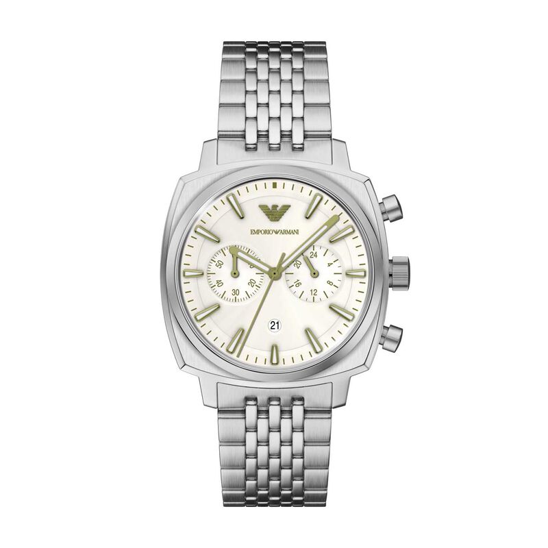 Emporio Armani Chronograph Stainless Steel Watch image number 0