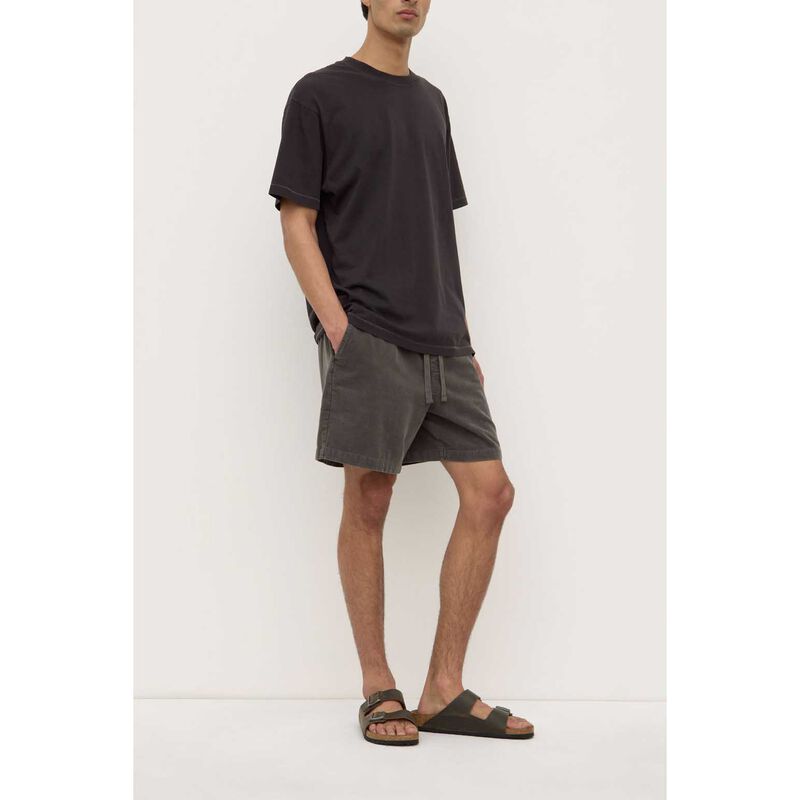 Assembly Label Kit Contrast Stitch Tee Washed Black/Putty image number 2