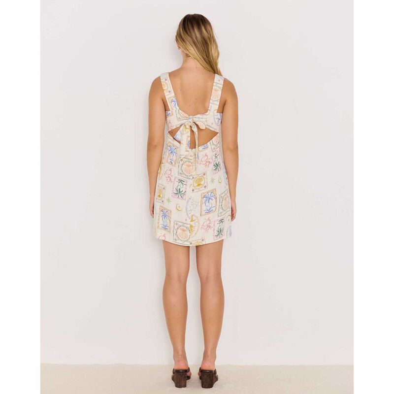 MINKPINK Sirena Tie Back Mini Dress image number 1