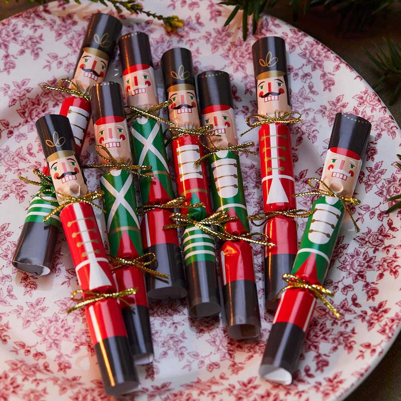 Talking Tables Botanical Nutcracker Christmas Saucer Crackers image number 1