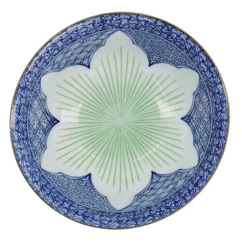 Tokyo Design Studio Lily Flower Tayo Bowl 14x6cm Blue