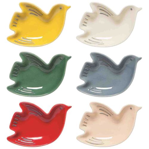 Danica Bird Shape Pinch Bowls Set Of 6